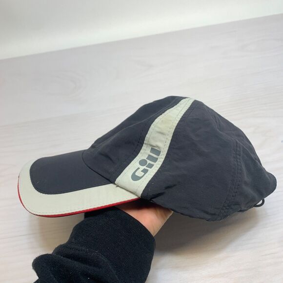 Gill Race Collection Hat Black Athletic Mens Womens Unisex Athleisure Race - Picture 4 of 8